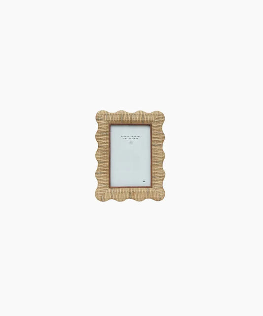Rattan Wavy Photo Frame 5 x 7