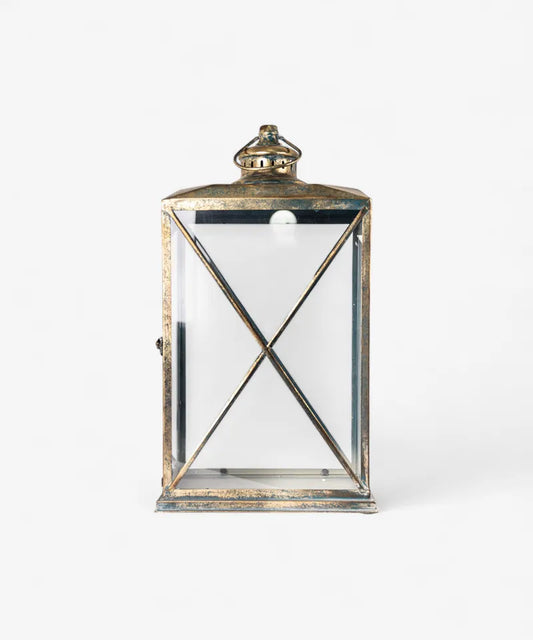 Calypso Lantern Large Aged Gold
