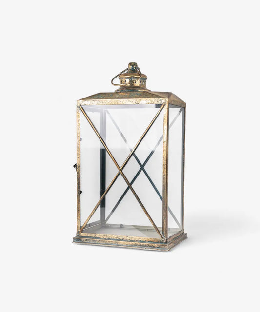 Calypso Lantern Large Aged Gold