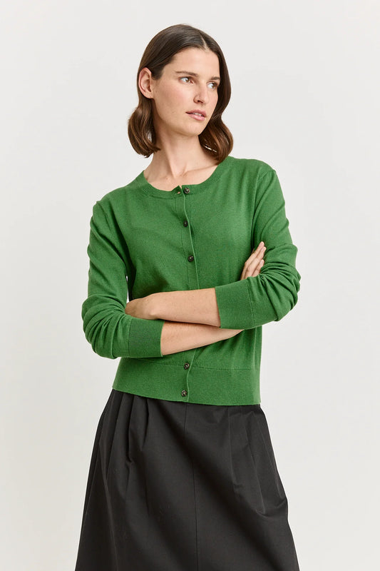Fine crew cardigan - Spring