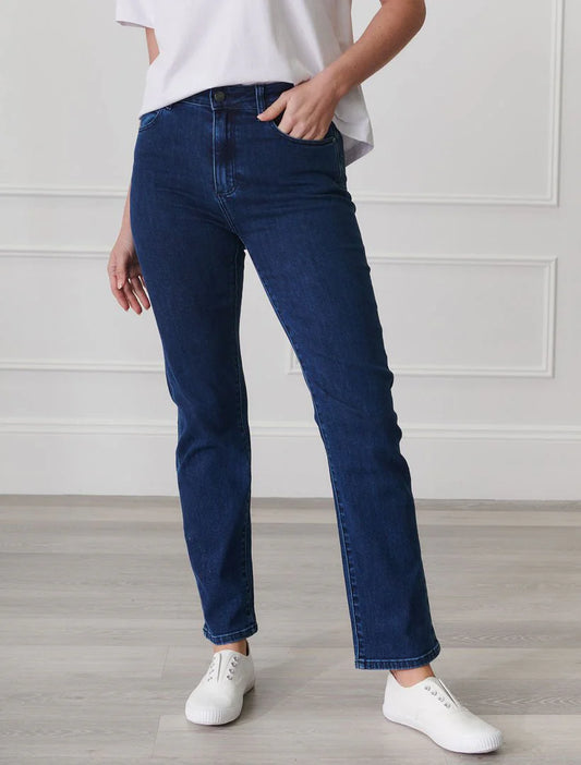 Jenna Straight Leg Jean Indigo