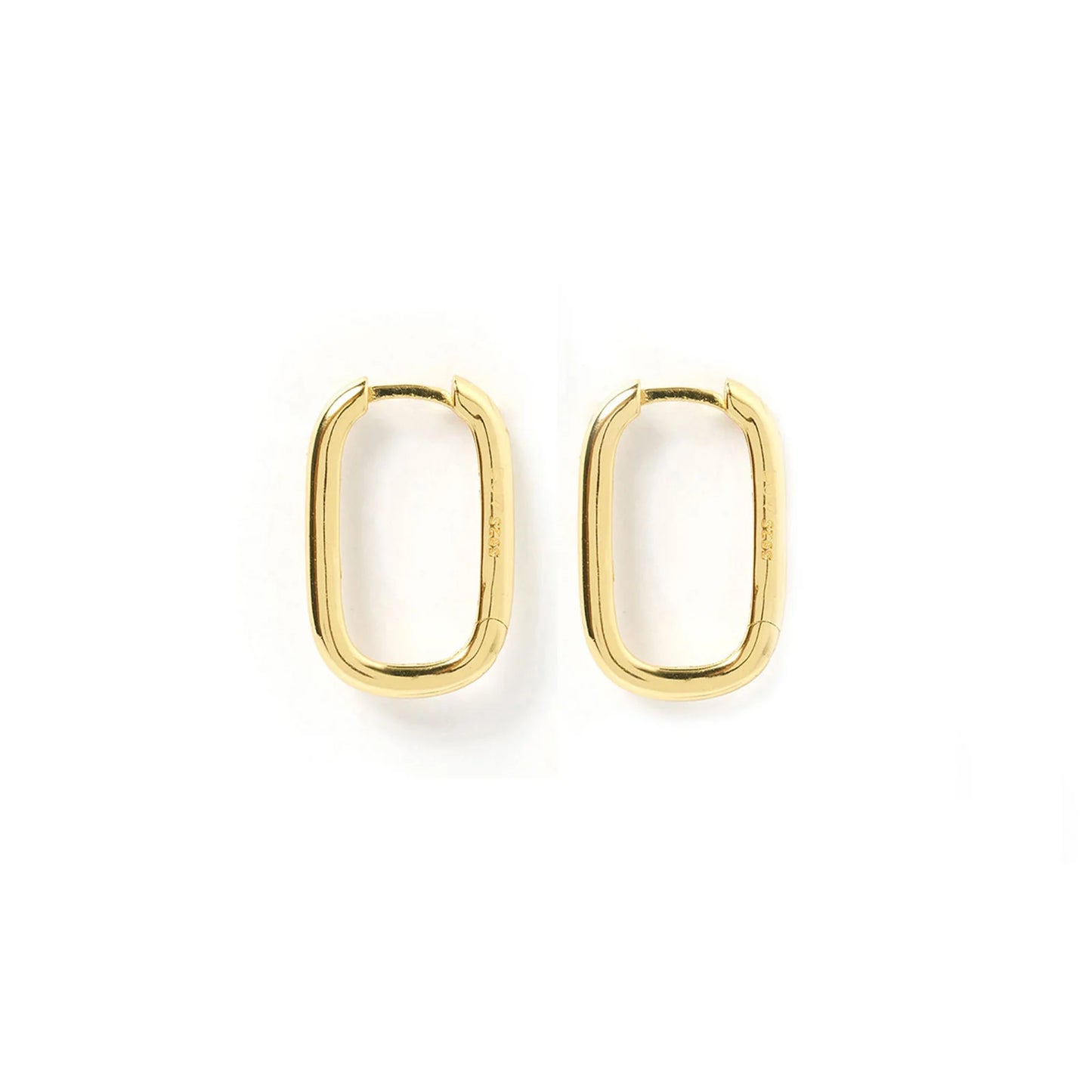 Link-up Gold Hoop Huggies - Medium