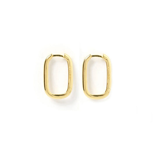 Link-up Gold Hoop Huggies - Medium
