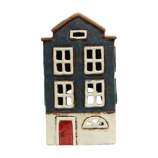 Tea Light House Nordic Navy