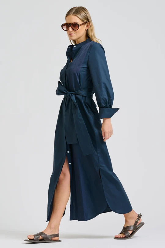 Coco Longline Dress - French Navy