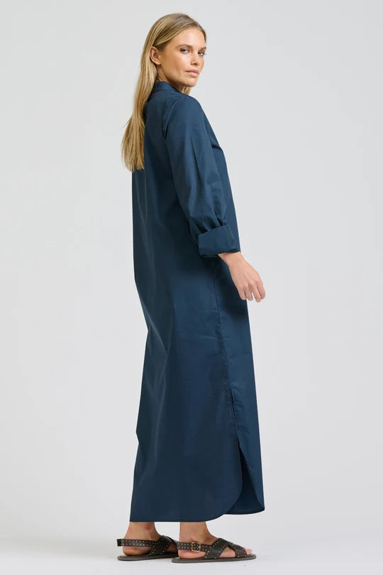 Coco Longline Dress - French Navy