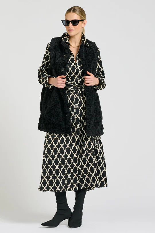 The Amelie Shirtdress - Moroccan Print