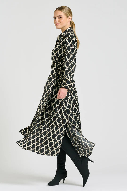 The Amelie Shirtdress - Moroccan Print