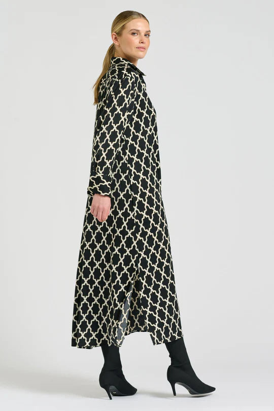 The Amelie Shirtdress - Moroccan Print