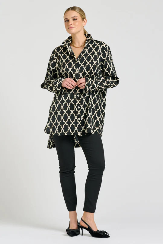 The Marnie Shirt - Moroccan Print