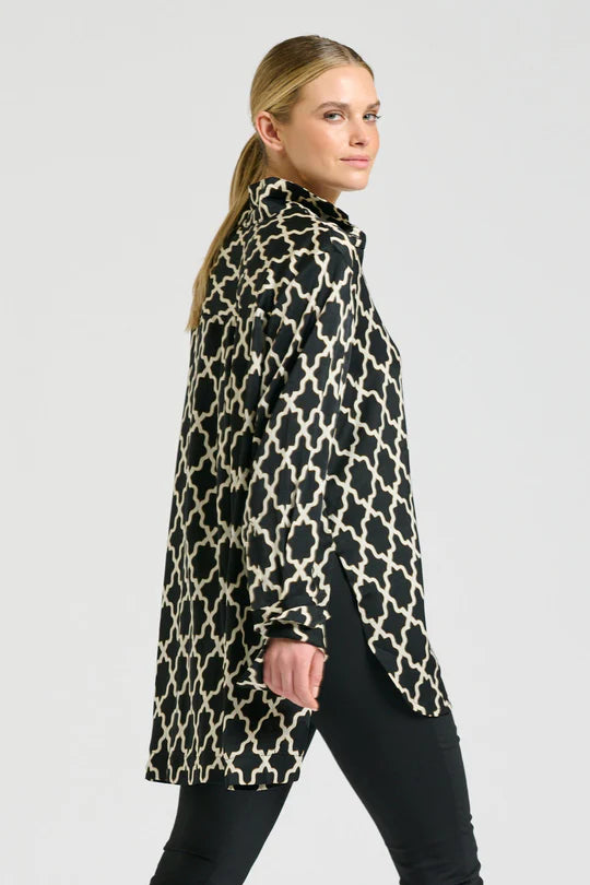The Marnie Shirt - Moroccan Print