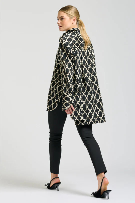 The Marnie Shirt - Moroccan Print