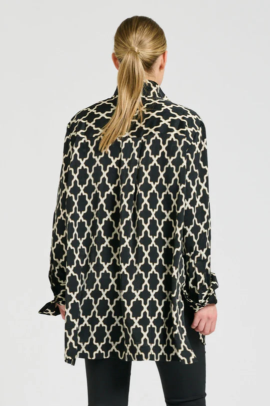 The Marnie Shirt - Moroccan Print