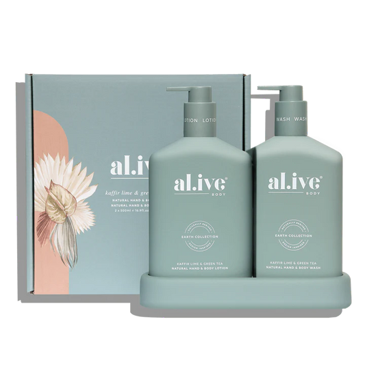 WASH & LOTION DUO - KAFFIR LIME & GREEN TEA