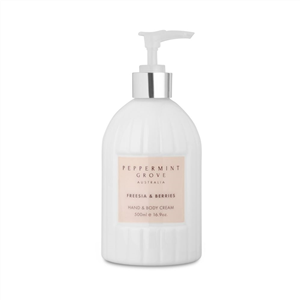 Freesia & Berries Hand & Body Cream by Peppermint Grove Australia