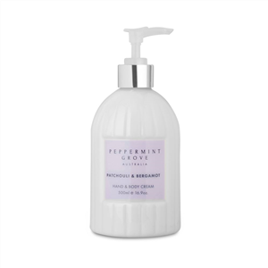 Patchouli & Bergamot Hand & Body Cream by Peppermint Grove Australia
