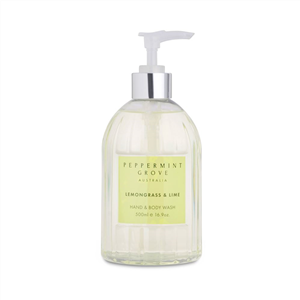 Lemongrass & Lime Hand & Body Wash by Peppermint Grove Australia