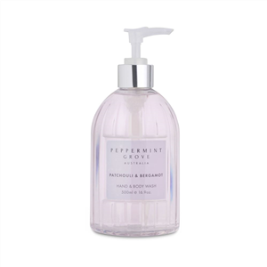 Patchouli & Bergamot Hand & Body Wash by Peppermint Grove Australia