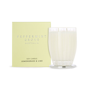 Lemongrass & Lime Soy Candle by Peppermint Grove Australia