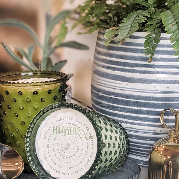 Simpatico Eucalyptus Hobnail 100hr Candle